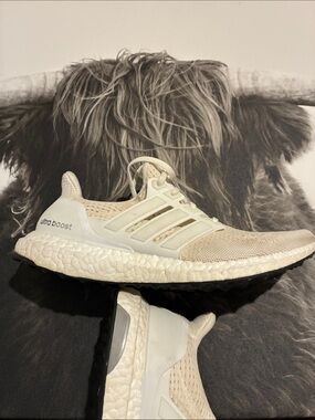 adidas Ultra Boost Off-White/Cream Running Sneakers